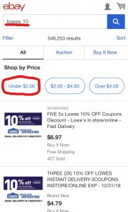 Lowes 10% coupon